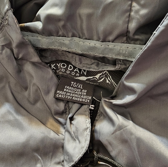 Kyodan ACTION PACKABLE WINDBREAKER dark Grey - Picture 9 of 12